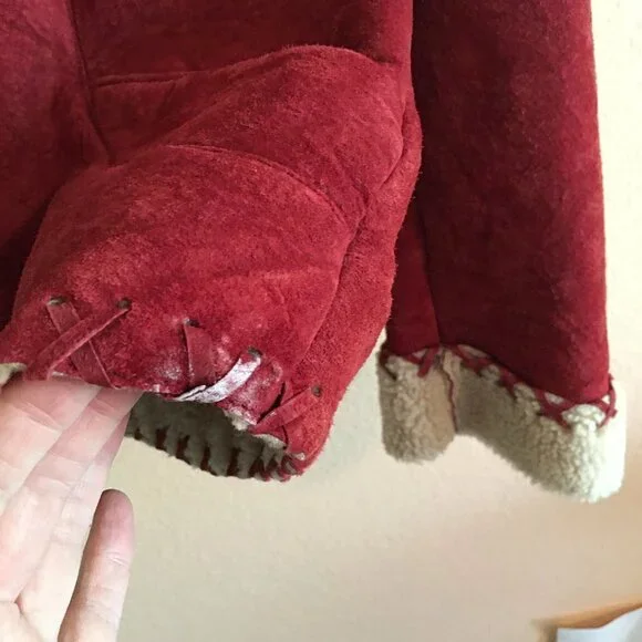 Torrid Suede Hoodie Jacket Size 2 18/20 - Picture 4 of 13